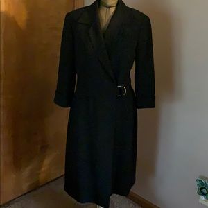 Donna Morgan black dress coat. Size 4